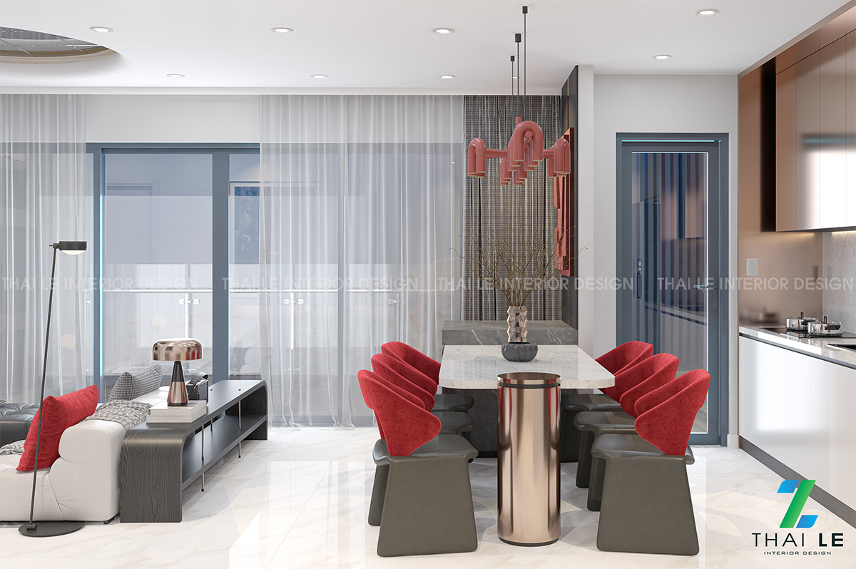 Thiết kế nội thất căn hộ The Ascentia Q.7 - 77m2